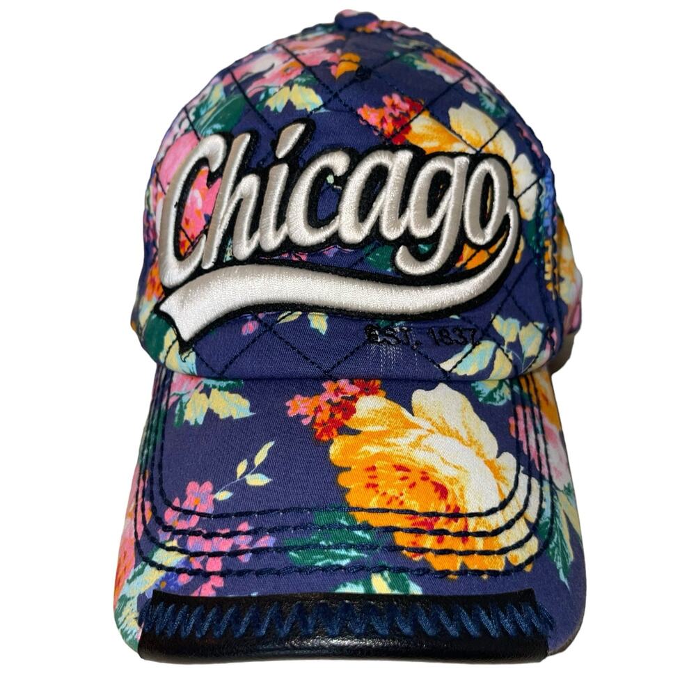 Chicago Floral Hat Baseball Cap